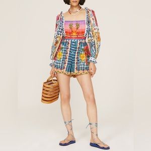 FARM RIO Summer Vibe Romper Size Medium